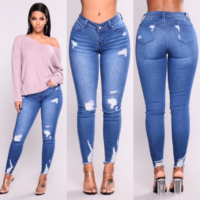 pantalones de tiro alto